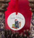 Newfoundland Ceramic Circle Decoration